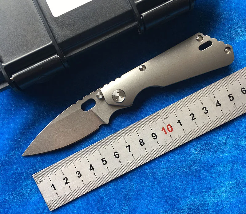 

LOVOCOO SMF Folding knife TC4 Titanium handle M390 blade Bearing hunting camping outdoor Tactical kitchen knives EDC Tools