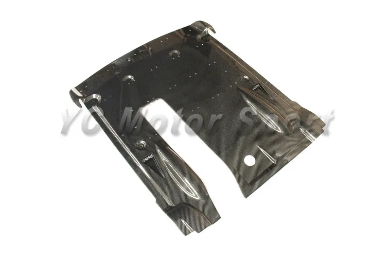 2011-2015 Nissan R35 GTR Nismo Style Rear Diffuser Underboard with Fog Lamp Cutout CF (1)