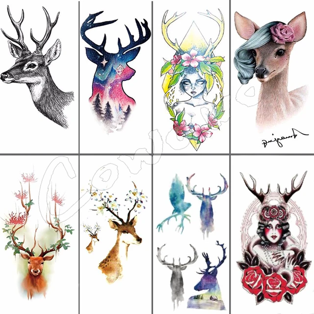 Aggregate 151+ deer tattoos for females super hot tnbvietnam.edu.vn