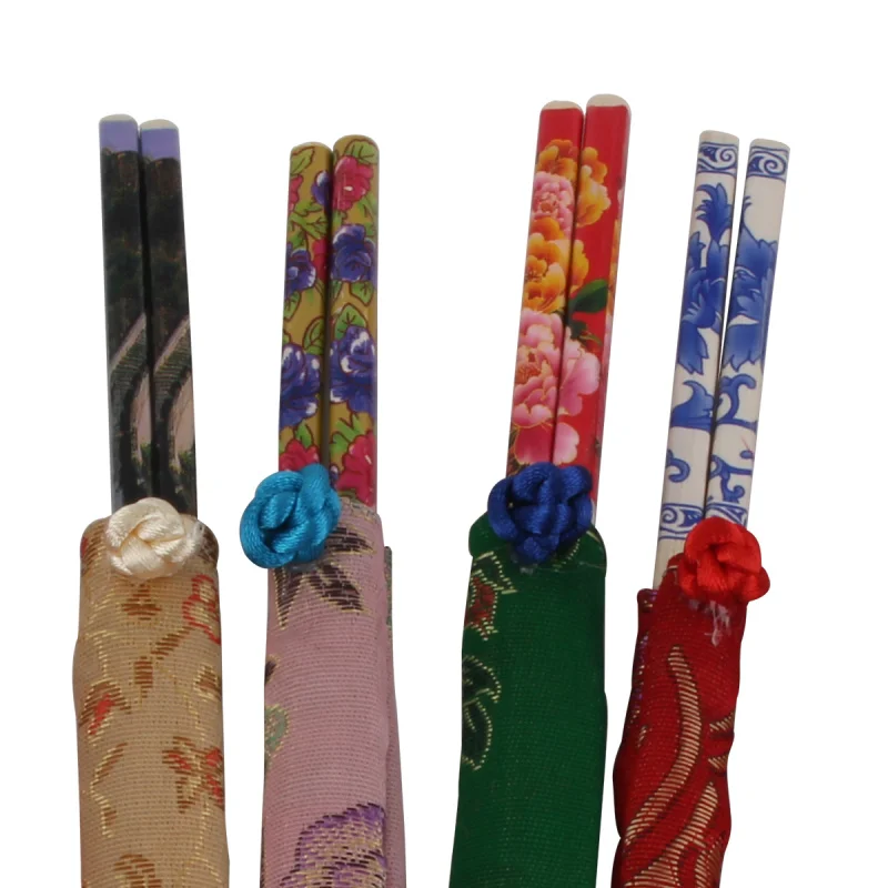 10 пар, традиционные винтажные палочки в китайском стиле из натурального бамбука, палочки для суши, еды, обеденная посуда с крышкой Sik, подарок