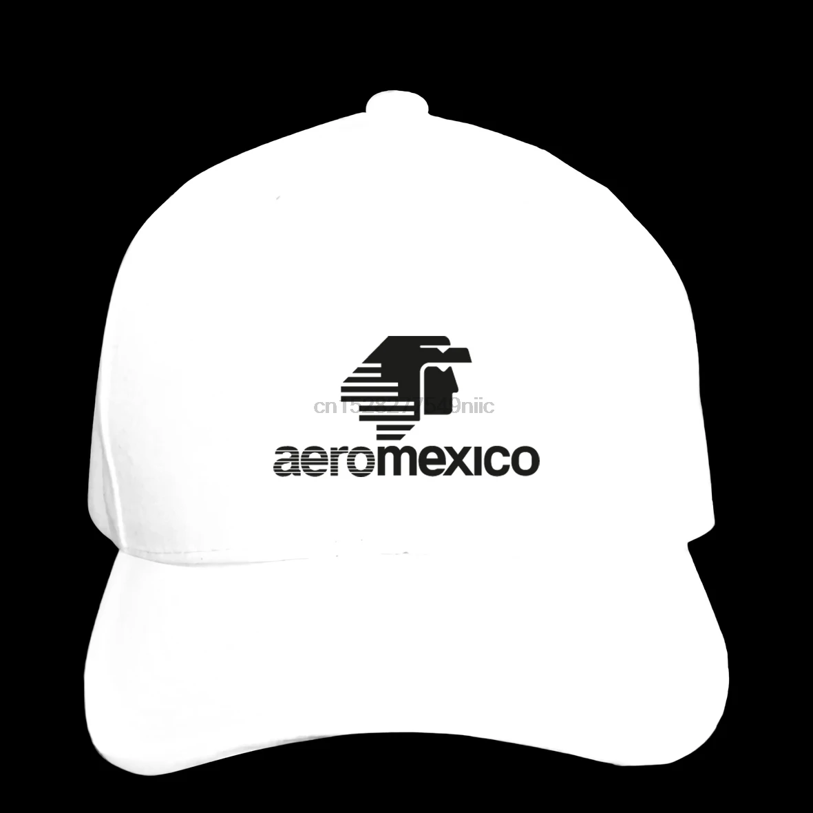 

Men Baseball Cap Logo Aeromexico Black logo Snapback Cap Women Hat Peaked