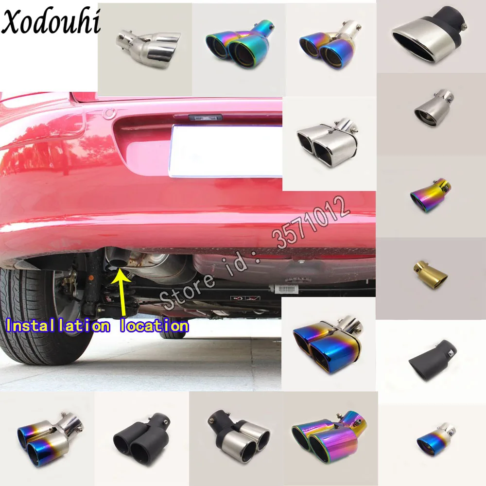 1 шт. глушитель для кузова Peugeot 307 2012 2013 2014 2015 | Автомобили и мотоциклы
