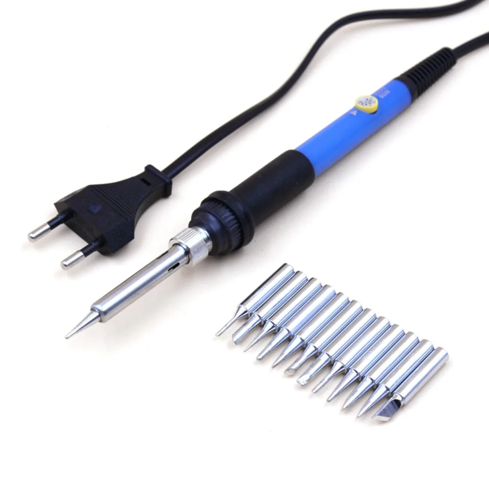 Hot Practical 60W Electric Adjustable Temperature Welding Soldering Iron Gun with 5 Tips #276153 | Инструменты