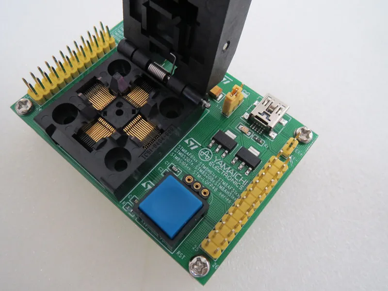 Оригинальное испытательное сиденье STM8Sxx STM8AFxx STM8Hxx программируемая схема LQFP48