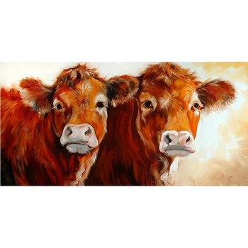 

Diy Diamond Painting Cross Stitch cow Square/round Diamond Embroidery Crafts 5D Diamond Mosaic Room Decoration RS109