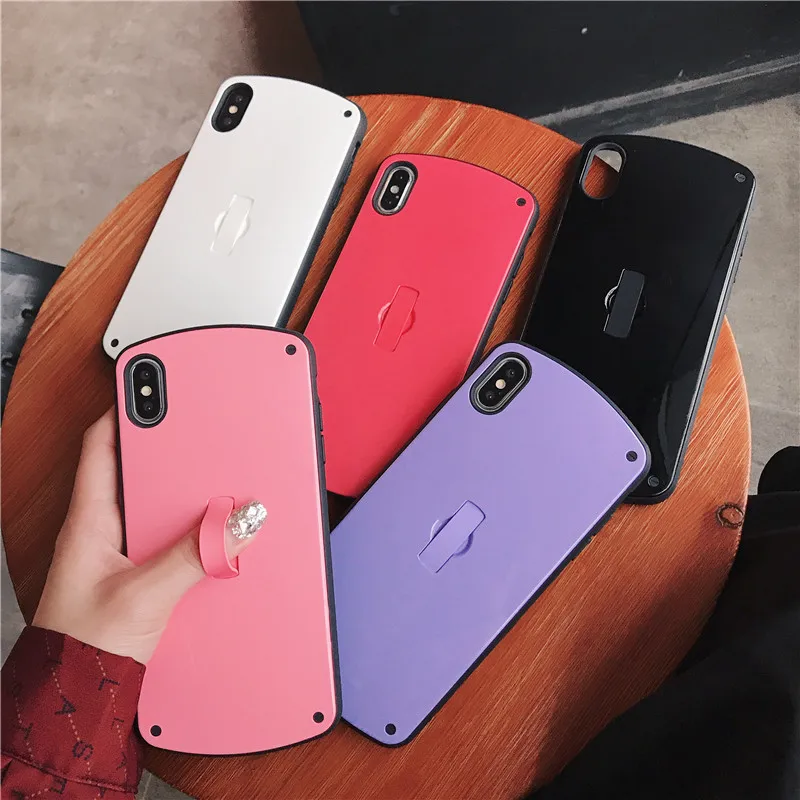 

For Iphone 6 6S Plus 7 8 Plus Phone Case for Iphone X XS Max XR Phone Cover Luxury New Back Case Bracket Function