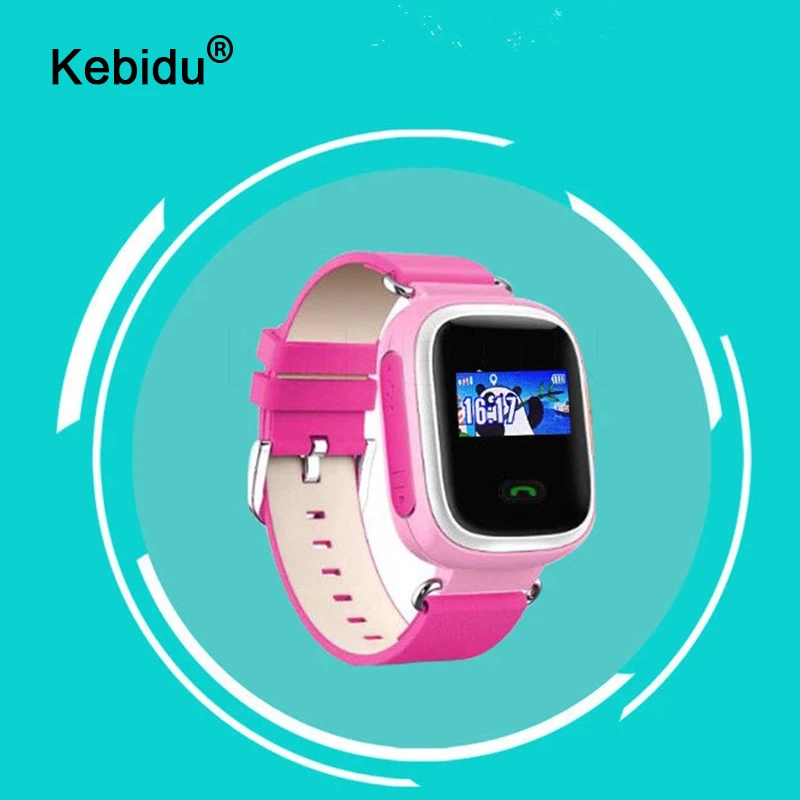 

kebidu New Kid GPS Locator Smart Watch Anti-lost Finder SOS Call Location Tracker for Kid Child Safe Anti Lost Monitor Baby Gift