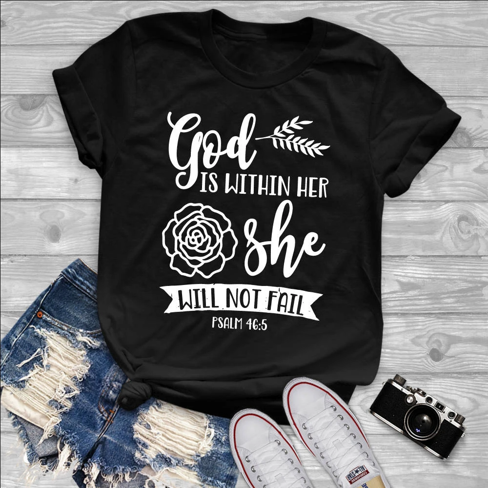 T Shirt women fashion rose flower 