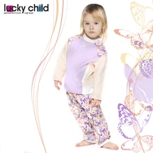 Брючки Lucky Child с начёсом для девочек [сделано в России, от 2-х дней]
