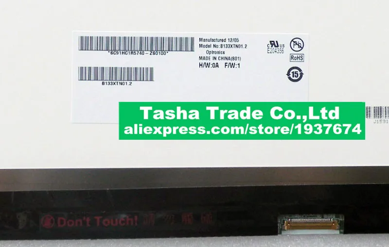 

For Acer S5-391 LCD LED Screen Display B133XTN01.2 1366*768 30Pins Up&Down Screw Holes Original New Perfect Screen