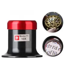3x 4x 10x 15x часы Инструменты для ремонта увеличительное сапфировое стекло металлические линзы бочка с отверстиями инструмент для ремонта часов