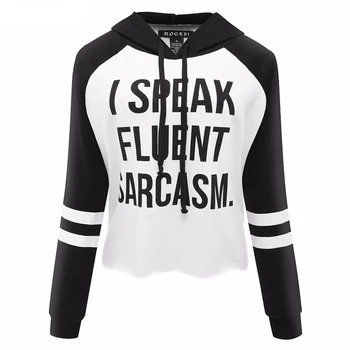 

New Arrivals Letter Print Hoodies Women Sweatshirt Striped Hoody Hip Hop Hooded Tracksuit Heigh Quality Hot Sale Women
