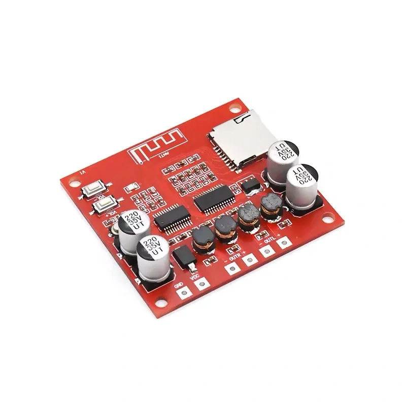 

15W*2 Dual Channel Stereo Bluetooth Audio Amplifier Board Digital Power Bluetooth Amplifier TF Card Play 12v~24v Audio Amp