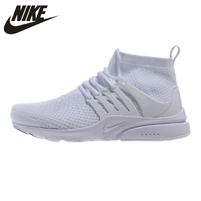 

Nike Presto Flyknit Women's Running Shoes, White, Breathable Non-slip Abrasion Resistan Lightweight 835570 100