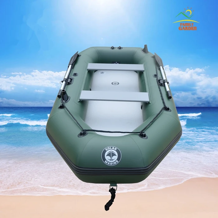 Perfect 2.6M Four Person Air Deck Floor High Pressure Drop Stitch Mattress Inflatable Kayak Boat Fishing Raft With Multi Air Chambers 11