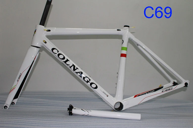 Perfect Black Red Colnago C60 bike frame 3K Carbon Road Frame fit both di2 mechanical Group C628 color racing bicycle Frame 11