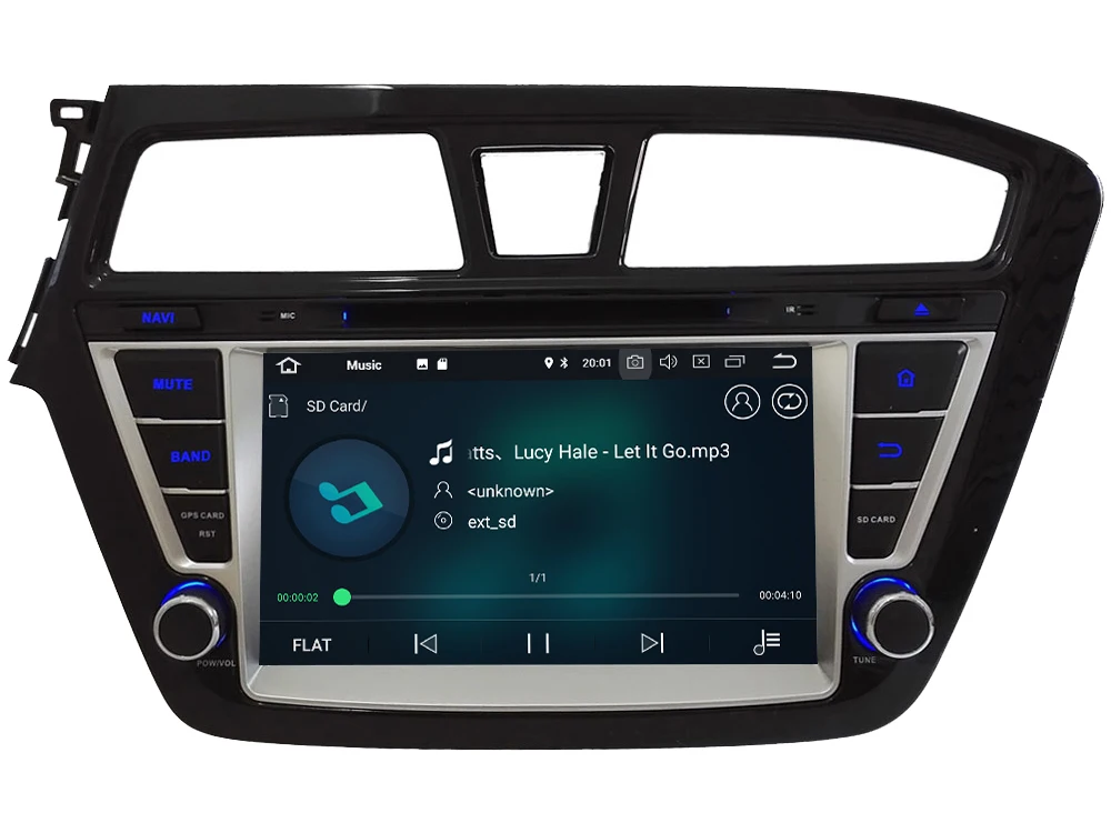 Best KLYDE 8" Octa Core 4G WIFI Android 8.0 7.1 4GB RAM 32GB ROM BT Car DVD Player Radio GPS Navigation For Hyundai I20 2014-2017 LHD 3