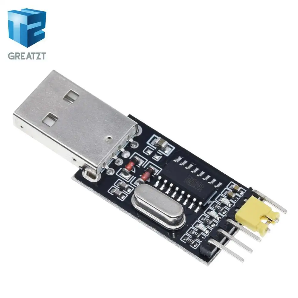 Модуль GREATZT CH340 с USB на TTL CH340G обновленная загрузка маленькая пластина для щеток