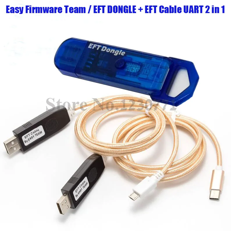 

2019 Newest 100% Original EASY FIRMWARE TEMA / EFT DONGLE + EFT Cable UART 2 in 1