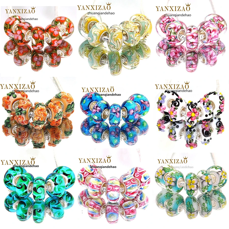 

Yanxizao Fit Pandora DIY Charms Silver 925 Original Gifts For Women Lampwork Fashion Charms Beads For Jewelry Making 2019 New