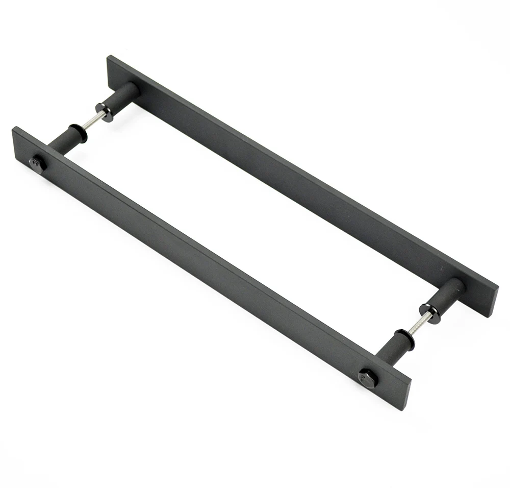 Ручка для двери сарая стальная 14 дюймов двусторонняя|sliding barn door hardware|barn hardwaredoor