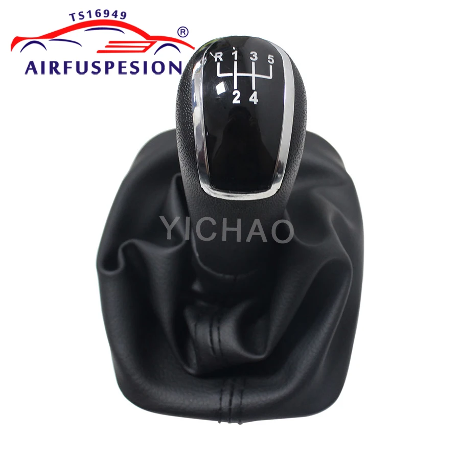 

5 Speed Car Gear Shift Knob With Black Boot For Skoda Fabia MK1 2000 2001 2002 2003 2004 2005 2006 2007 2008 6Y0711113H