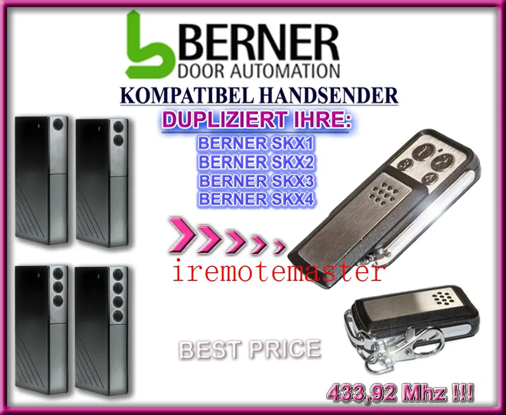 

BERNER SKX1, SKX2,SKX3,SKX4 garage door remote replacement
