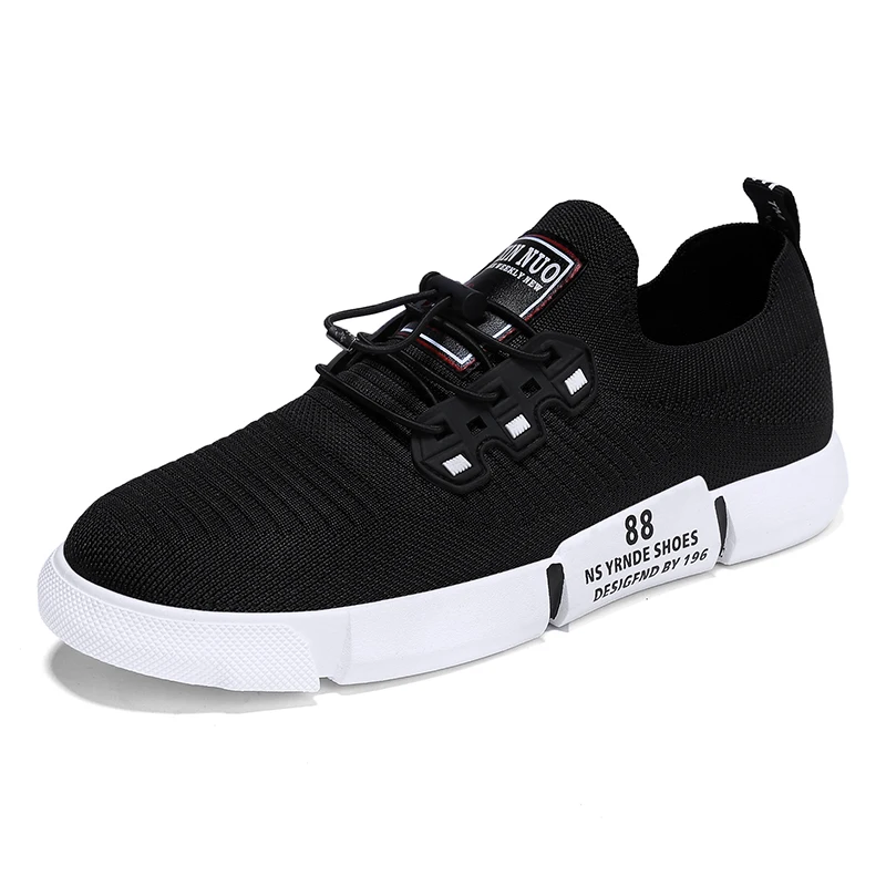 

Men's Skateboarding Shoes Outdoor Athletic Shoes For Men knit Weave Sport Shoes Jogging Walking Men Sneakers Flat 39-44 Size