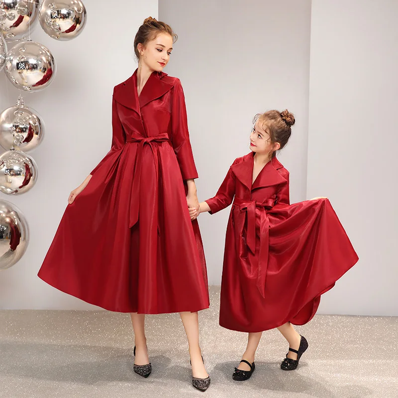 Family Wedding  Dresses  Matching  Clothes  for Mom Mother and 