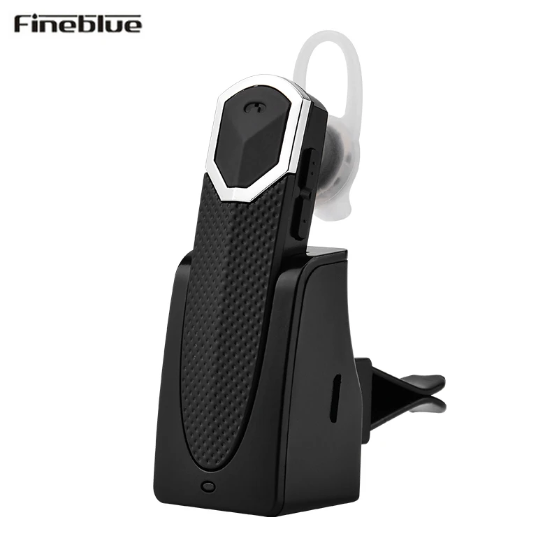 

Fineblue FT-9 car charging Bluetooth 4.1 headset intelligent voice reminder a drag two wireless Bluetooth headset