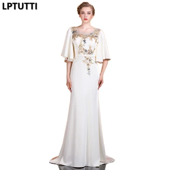

LPTUTTI Applique Crystal Gratuating New For Women Elegant Date Ceremony Party Prom Gown Formal Gala Luxury Long Evening Dress