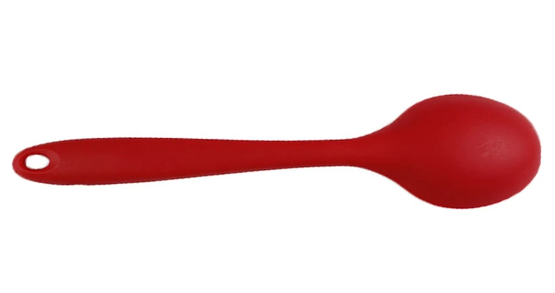 Большой ложка силикон Термостойкие кухонные ложки половник с длинной ручкой Силиконовые Смешивания Ложка Главная Кухонные Инструменты Для Приготовления Пищи Посуда