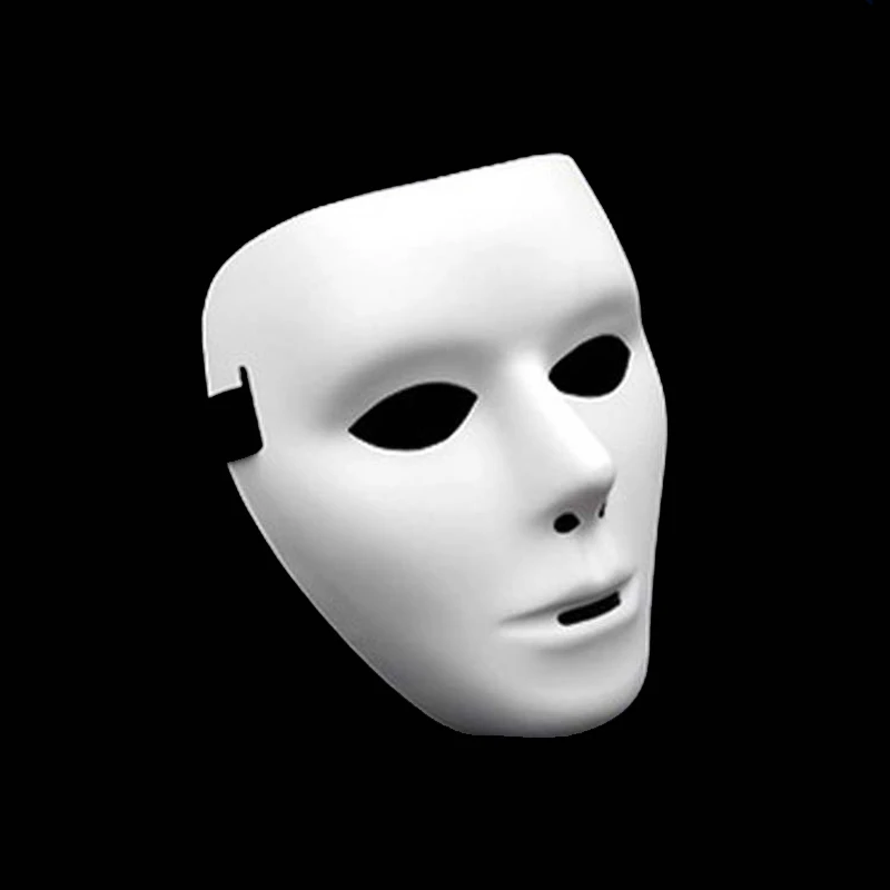

1pcs Women Men Cool PVC Kamen Rider Ghost Dance Hip Hop Mask White Night Lights Mask for Home Bar Nightclub Party Props Supplies