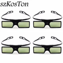 1 шт./2 шт./4 шт. 3D очки для активных затвор DLP-Link 3D очки для проектора для Nikon BenQ Viewsonic Acer Dell Vivitek Sharp LG