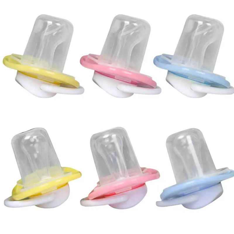 

Baby Orthodontic Pacifier Translucent Silicone Baby Toddler Soother Baby Nipples