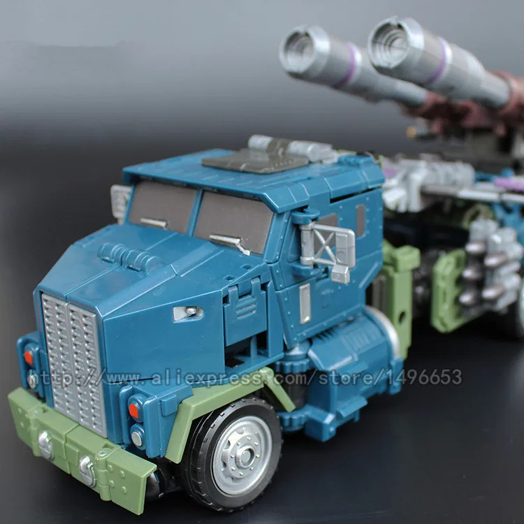 JinBao 5 в 1 Разрушитель трансформация игрушка Большой 43 см крутой Аниме Фигурка робот автомобиль модель военного танка игрушка для мальчика