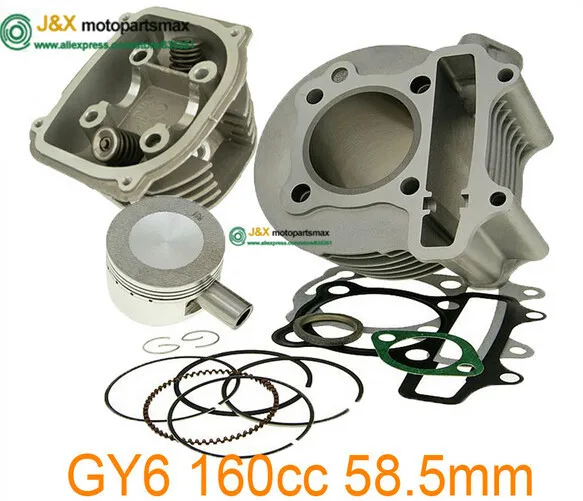 GY6 125 150cc upgrade GY6 175cc 58.5mm 152qmi 157qmj Scooter Engine Big