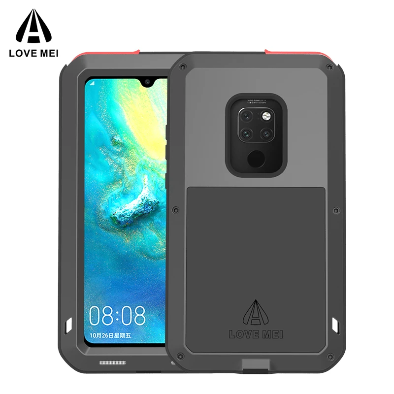 Чехол для Huawei Mate 20 10 9 Pro lite алюминиевый металлический чехол Gorilla Glass улицы
