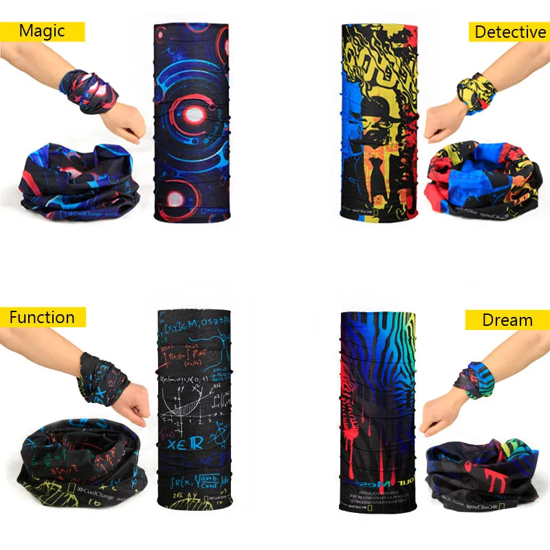 

Summer Bandana Bike Half Face Mask Seamless Outdoor Sport Bandanas BTS Buffe Bike Motorcycle Magic Scarf Balaclava Headband
