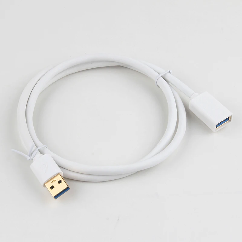 Hagibis USB3.0 تمديد كابل فائقة السرعة الذكور إلى الإناث 1 m كبل مزامنة بيانات USB 3.0 موسع للكمبيوتر PC قرص صلب