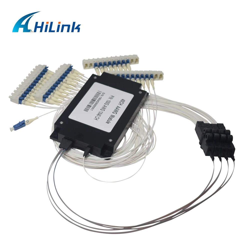 Бесплатная доставка фотоэлементами из одного волокна 40CH DWDM AAWG ABS с разъемом