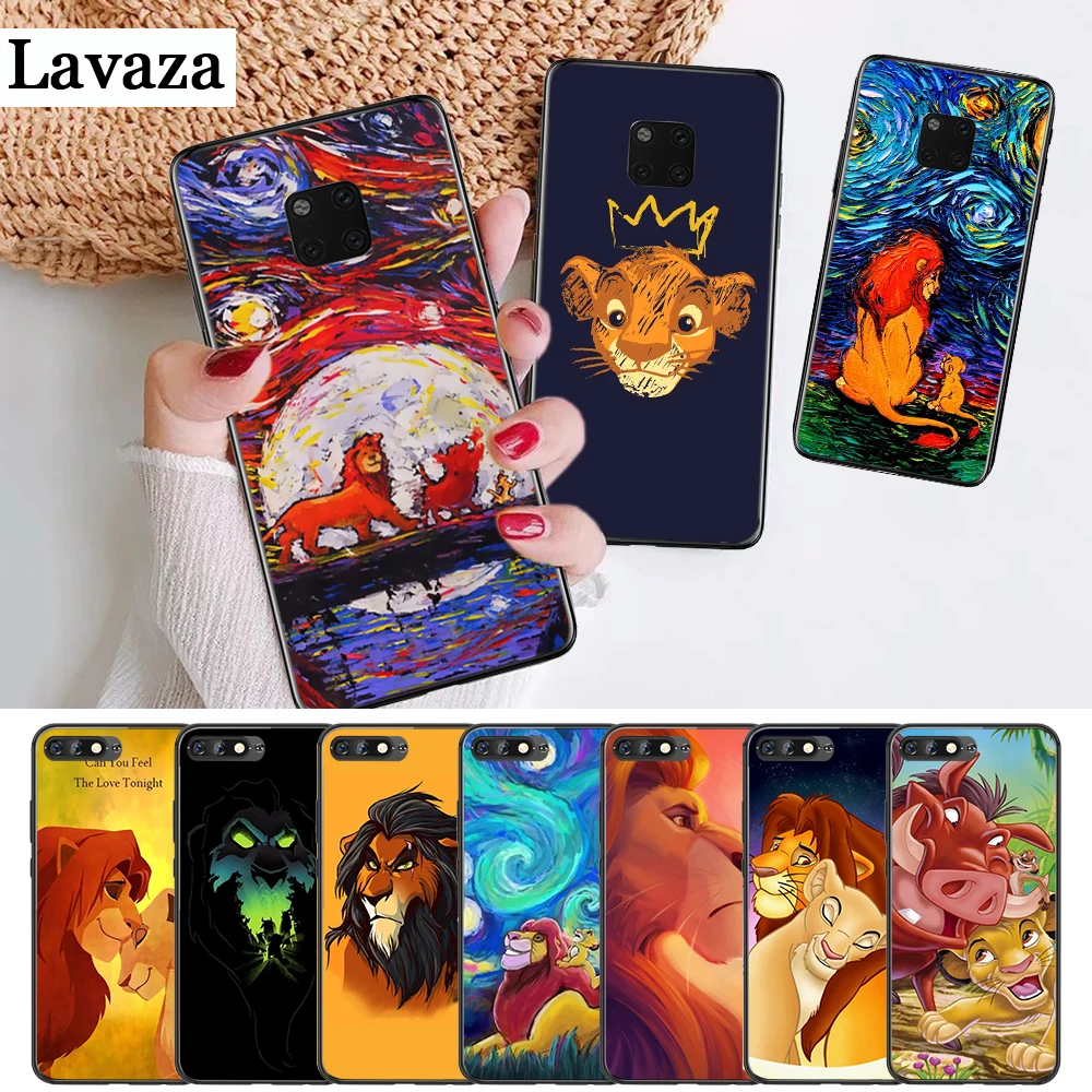 Cartoon Movie Lion King Silicone Case for Huawei Mate 10 Pro 20 30 Lite Y5 Y6 Y7 Y9 Prime 2019 2018 2017 | Мобильные телефоны и