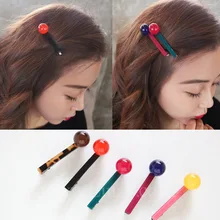 1 шт. конфеты Мячи цвет заколка для волос сторона тиара аксессуары для волос зажим «утиный клюв» челка клип карты G0402