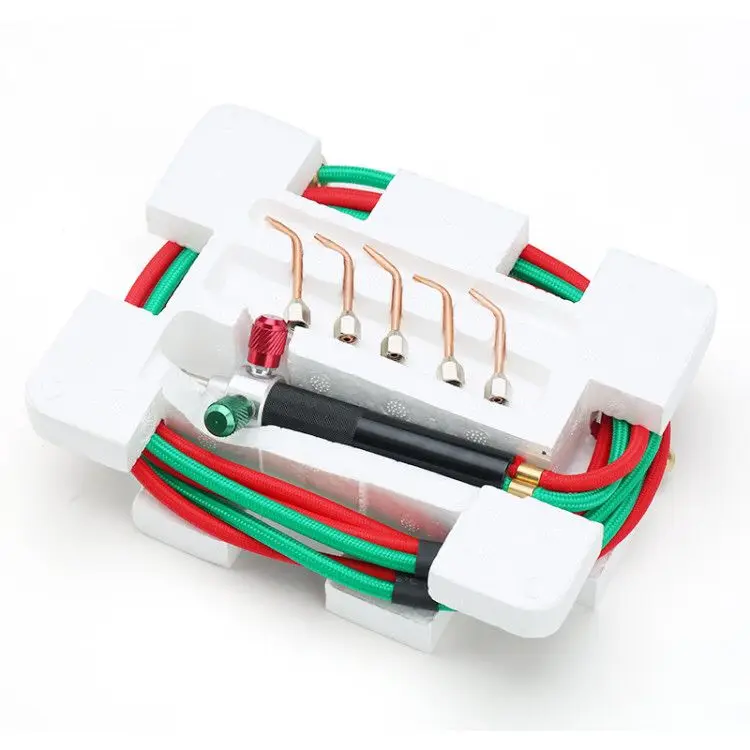 Koop Gratis verzending Solderen Snijbrander Mini Lastoorts Little Smith Gas Torch Sieraden Gereedschap 1 set met 5 Tips sieraden gereedschap