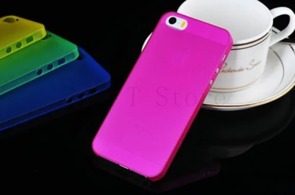 0.3mm Thin Slim Matte frosting Shell Cover Skin iphone5 Case iphone5s Cover Case iphone 5 5s Phone Cases Moblie Phone Bag