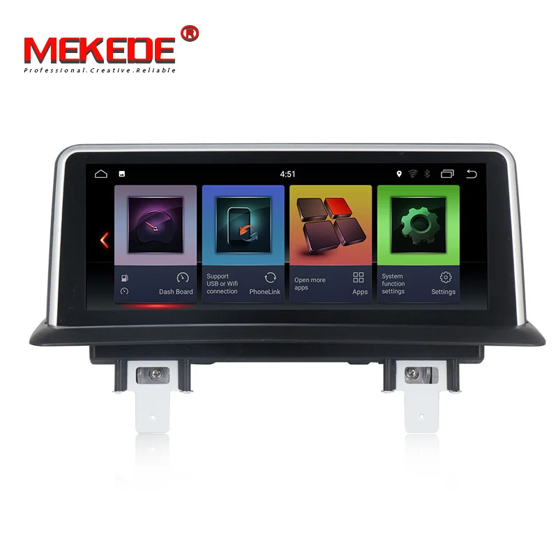 Clearance MEKEDE HD ID7 10.25 inch Android 9.0 Car GPS Navigation Radio player for BMW 1 Series 120i E81 E82 E87 E88 2G RAM 32G ROM 2