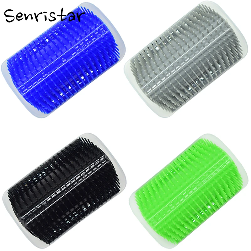 

Pet Cat Self Groomer Grooming Tool Cats Massage Removal Brush Corner Comb With Catnip Dogs Cats Hair Shedding Device Supplies