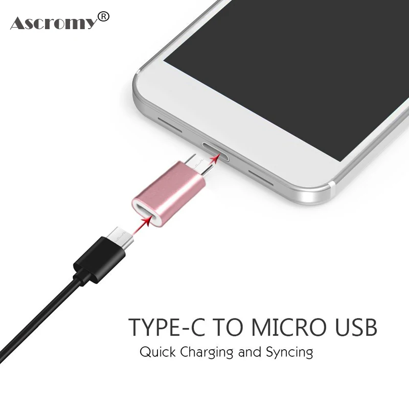 

Aluminum MicroUSB Type-C Connector USB-C Type C OTG Adapter For Xiaomi mi5 4c Meizu Pro 6 Huawei P9 Lite Adaptador USB Adapters