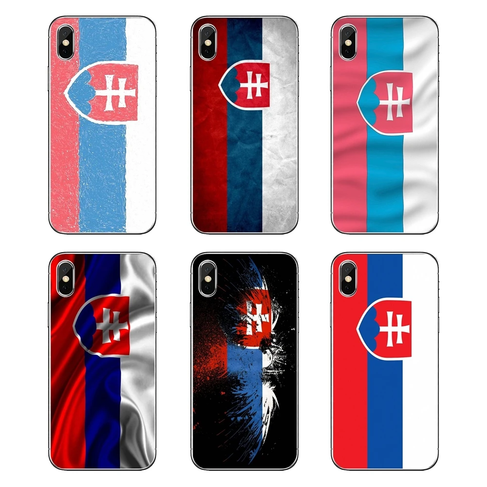 SK Slovak Slovakia Flag Print Banner For Xiaomi Redmi 4X S2 3S Note 3 4 5 6 6A Por Pocophone F1 Mi Soft Transparent Skin Cover |