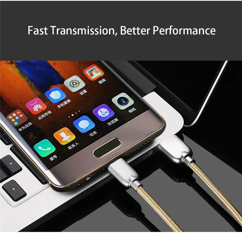 

5V 3A 1.2 Meter USB Type C Nylon Weave Style Data Sync Fast Charger Cable,For Galaxy S10/LG G6/Huawei P30/Xiaomi Mi9